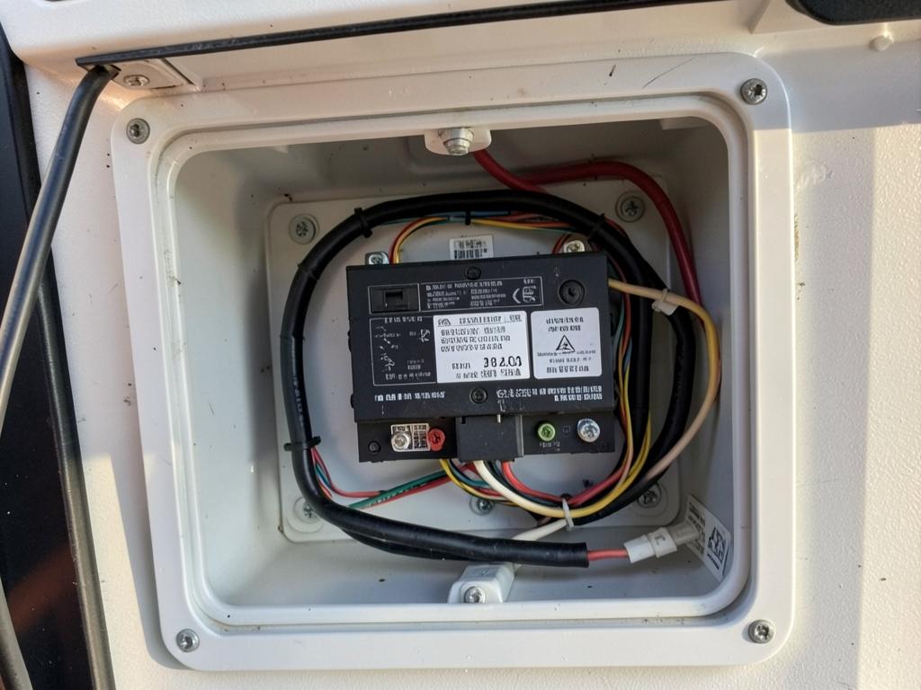 Supply line access panel and fitting